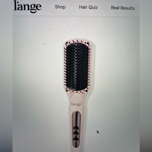 Ceramic straightening brush